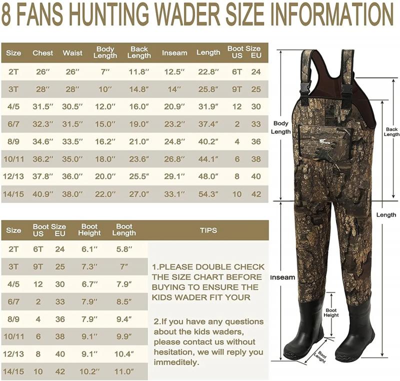 Ready for the Outdoors This Year. Find the Best 1000 Gram Waders for Your Youth Hunter