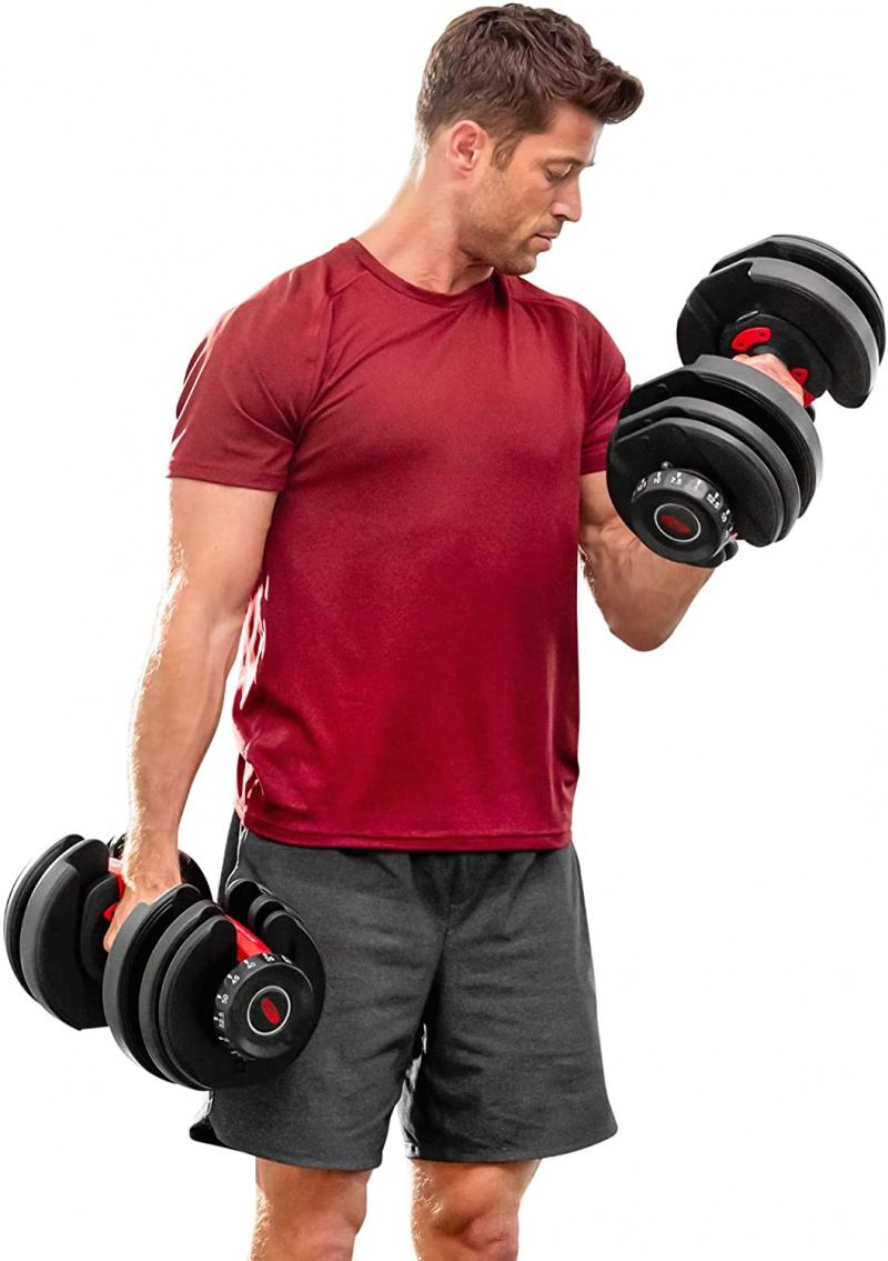 Ready to Bulk Up Your Arms This Year: Discover the Best Adjustable Dumbbell Sets That Go to 50 Lbs