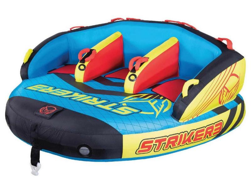 Ready To Get Wet With A 3-Person Inflatable Ride This Summer. Try An Airhead Hot Dog Towable