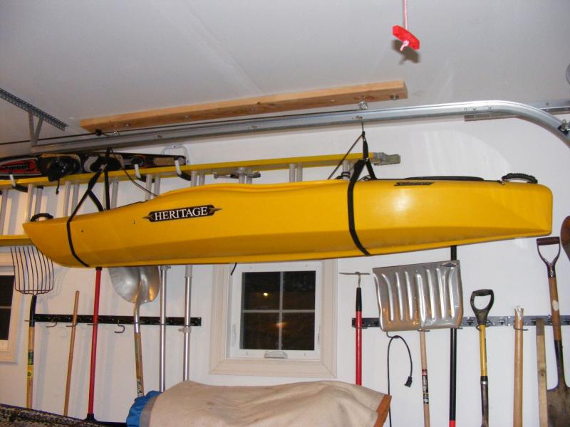 Ready to Hang Ordinary Kayaks on Walls. Here
