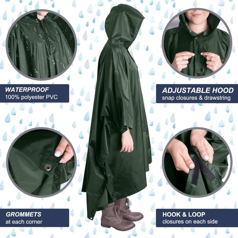 Stay Dry This Rainy Season: 15 Clever Ways to Use Your Raiders Rain Poncho