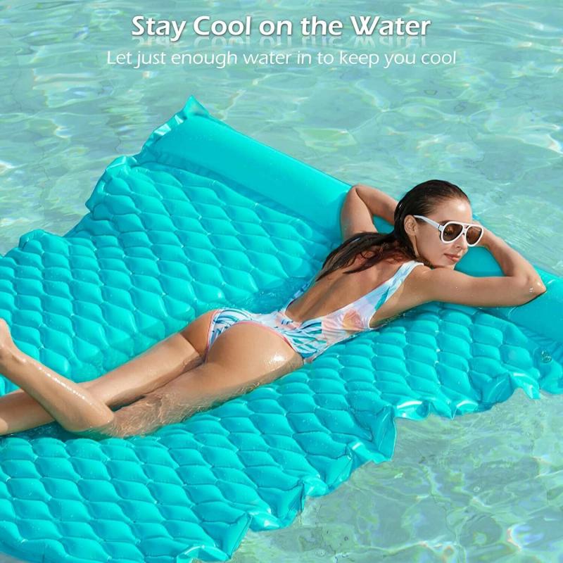 Step Onto Water. Wow. This Inflatable Floater Lets You Walk on Water