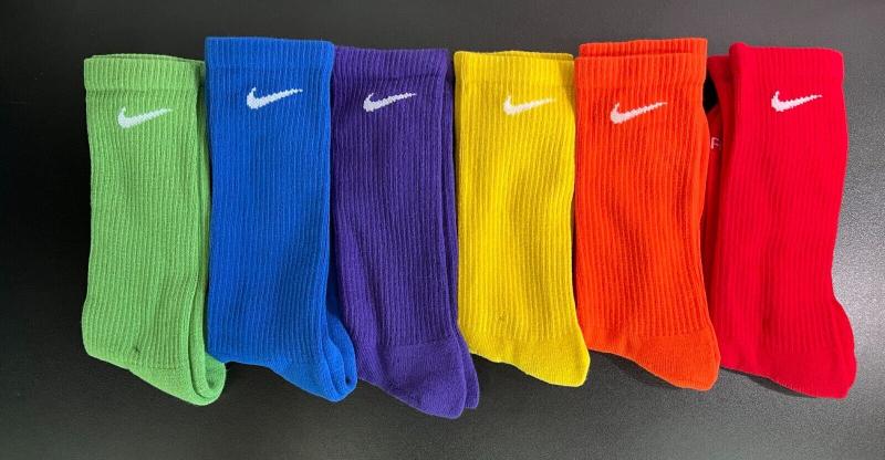 Struggling to Keep Your Socks Up. Nike