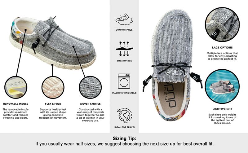 The Ultimate Mens Guide to Finding the Perfect Pair of White Hey Dude Shoes