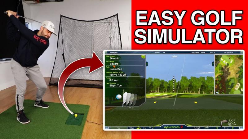 Transform Your Golf Game at Home With This Simulator: Master Your Swing on the OptiShot 2