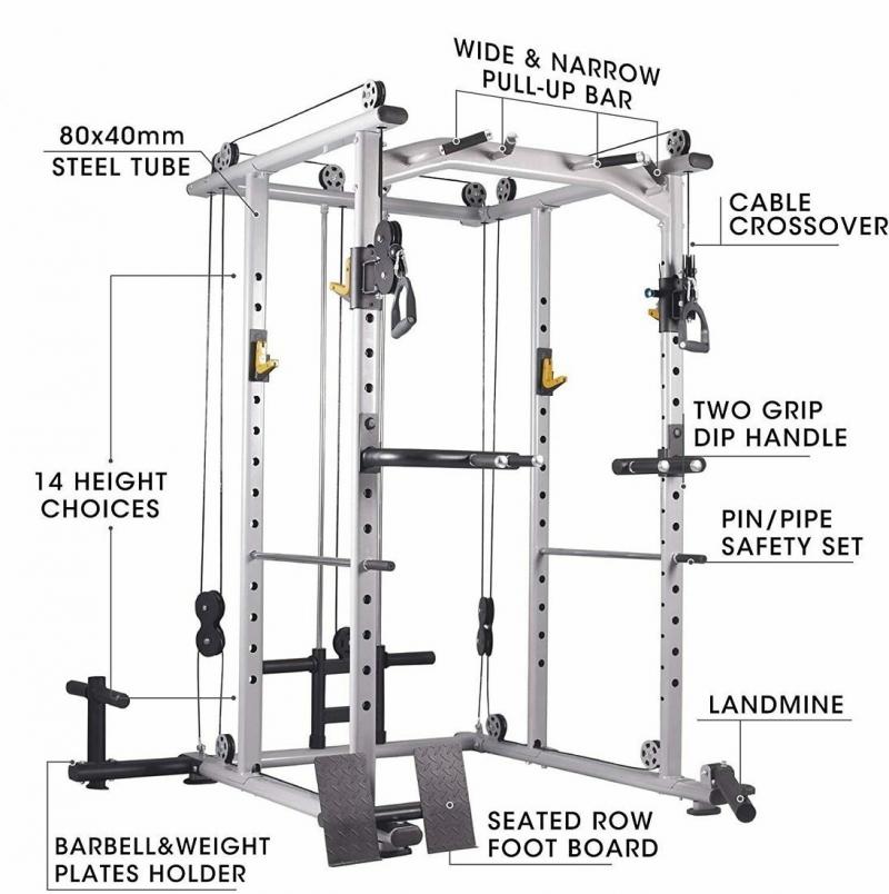 Transform Your Home Gym with the Body Champ Power Rack. Maximize Your Workouts in Minutes with This Must-Have Rack