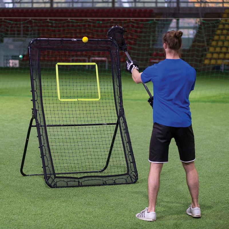 Transportable Mini Lacrosse Rebounder for Constant Practice