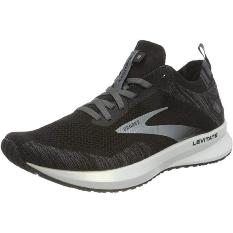 Try Our Secret to Run Faster This Year: Brooks Levitate 4 Black and White