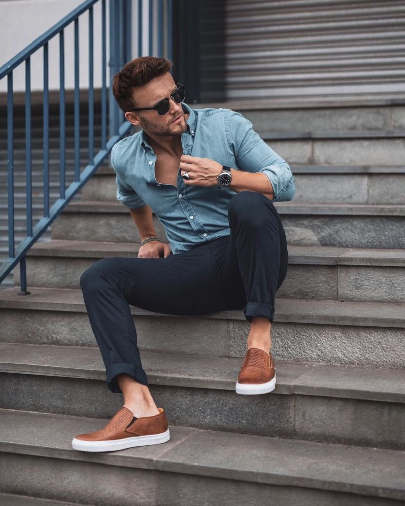 Vibrant  Casual Options Trendy Mens Lifestyle Shoes to Express an Effortless Style