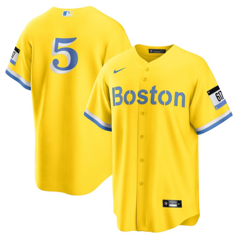 Want A Unique Red Sox Jersey. Try The Gold Jersey