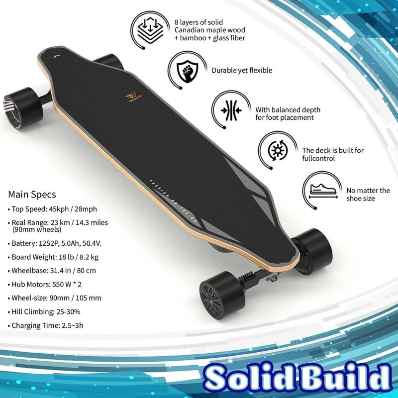 Want Faster Speeds and Extended Range. : Discover the Benefits of the Evo Warp Pro 2 Electric Skateboard