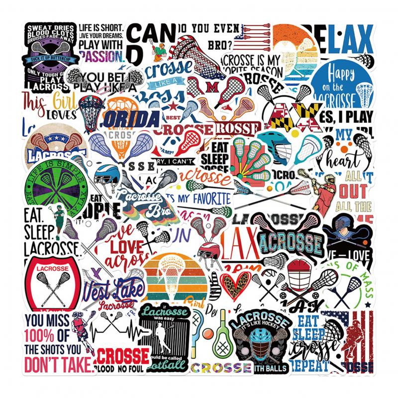 Want Lacrosse Stickers to Show Your Pride.  Try These 15 Custom Options