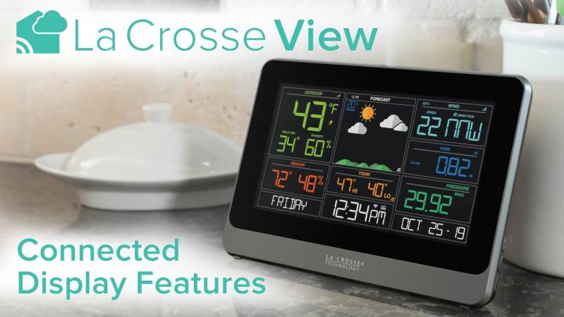 Want to Monitor the Weather From Home. La Crosse Tech Helps You Prepare for Any Forecast