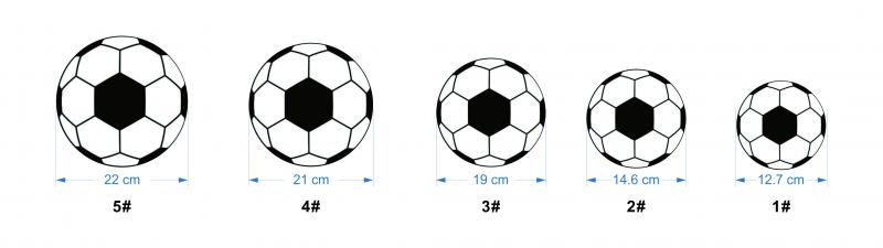 What is the most common standard soccer ball size