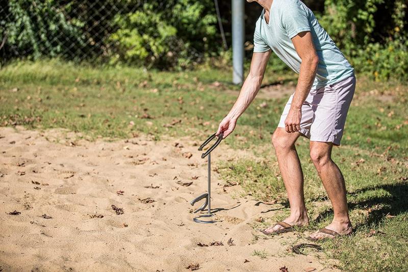 Will This Solid Steel Horseshoe Set Make You the Neighborhood Champ: Master Horseshoe Tossing With This Must-Have Set